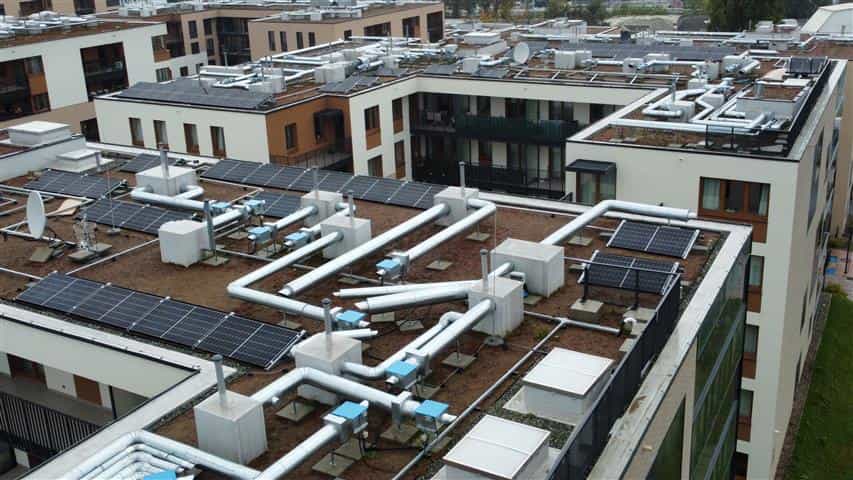 Photovoltaic roof systems installed on Heimstaden PRS portfolio